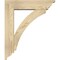 Ekena Millwork Thorton Traditional Rough Sawn Bracket w/ Offset Brace, Douglas Fir, 6"W x 22"D x 26"H BKT0604X22X26THR01RDF - alternate 3